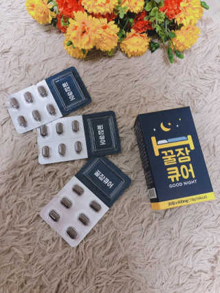 조은약초 꿀잠큐어 제주 감태추출물 감태정 600mg — 5점을 준 리뷰어가 2020년 4월 올린 사용 사진