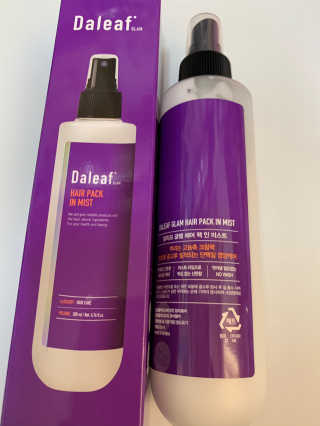 달리프 글램 헤어팩 인미스트 200ml — 5점을 준 리뷰어가 2020년 11월 올린 사용 사진