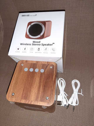 SEVIZ MINI10W 레트로 블루투스 스피커 — 5점을 준 리뷰어가 2020년 9월 올린 사용 사진