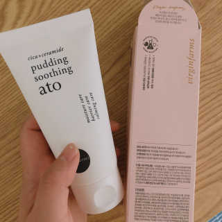 냉장고에 넣어요, 붉은 트러블 피부 다음날 진정되요 [버진팜스 푸딩수딩아토] — 5점을 준 리뷰어가 2020년 11월 올린 사용 사진