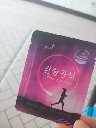 [감량공식] 다이어트 건강기능식품 신규 캠페인 — 4점을 준 리뷰어가 2020년 4월 올린 사용 사진