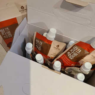 자연에온 핑크 자몽 착즙 100mL 10개입 2BOX — 5점을 준 리뷰어가 2020년 11월 올린 사용 사진