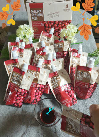 자연에온 몽모랑시 타트체리 착즙 100mL 10개입 2BOX — 5점을 준 리뷰어가 2020년 10월 올린 사용 사진