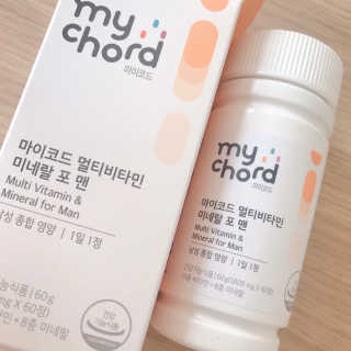 JW중외제약 마이코드 멀티비타민미네랄 포 맨 — 5점을 준 리뷰어가 2020년 8월 올린 사용 사진