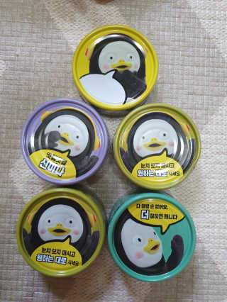 동원참치 펭수참치 — 5점을 준 리뷰어가 2020년 7월 올린 사용 사진
