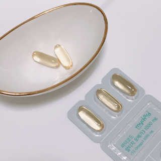 JW중외제약 마이코드 알티지 오메가3 1000 mg — 4점을 준 리뷰어가 2020년 8월 올린 사용 사진