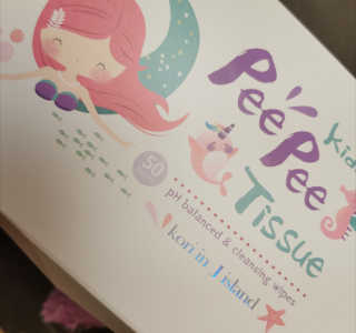 코리인제이아일랜드 키즈 피피티슈  Kids Pee Pee Tissue — 5점을 준 리뷰어가 2020년 10월 올린 사용 사진