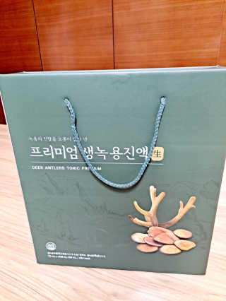 서울약사신협 약사신협_생녹용 진액_70ml x 30포 — 5점을 준 리뷰어가 2020년 9월 올린 사용 사진