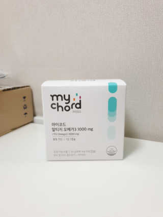 JW중외제약 마이코드 알티지 오메가3 1000 mg — 4점을 준 리뷰어가 2020년 8월 올린 사용 사진