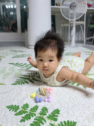 디어랑쥬 유기농 실리콘 편백나무 링 치아발육기 별 — 5점을 준 리뷰어가 2020년 9월 올린 사용 사진