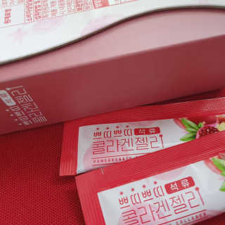 헬스업_쁘띠쁘띠석류콜라겐젤리_20g x 14포 — 5점을 준 리뷰어가 2020년 7월 올린 사용 사진
