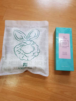 포레스트힐 SS 그린 밸런스 클렌져 100ml + 헤어밴드 — 5점을 준 리뷰어가 2020년 4월 올린 사용 사진