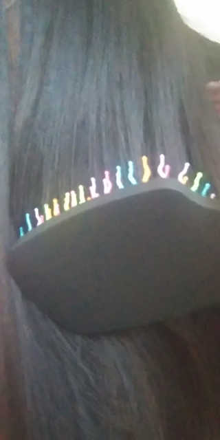아이캔디 레인보우 볼륨S 패들 브러쉬 — 5점을 준 리뷰어가 2020년 11월 올린 사용 사진