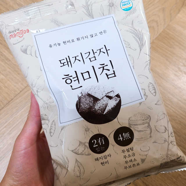 [디엠제트푸드] 유기농 돼지감자 현미칩 60g 3봉 리뷰 사진