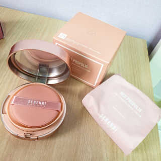 세렌디뷰티 레드 프로폴리스 꿀 찬 색조 set — 3점을 준 리뷰어가 2020년 7월 올린 사용 사진