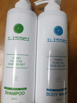 일리세이 허니 샴푸 500ml + 허니 바디워시 500ml 세트 — 4점을 준 리뷰어가 2020년 4월 올린 사용 사진