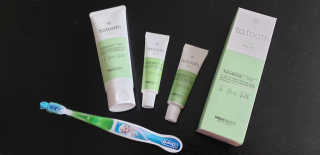 메디덴코 투투스 키즈 어린이 치약 — 5점을 준 리뷰어가 2020년 4월 올린 사용 사진
