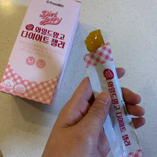프롬바이오 다이어트엔와일드망고 젤리 — 5점을 준 리뷰어가 2020년 4월 올린 사용 사진