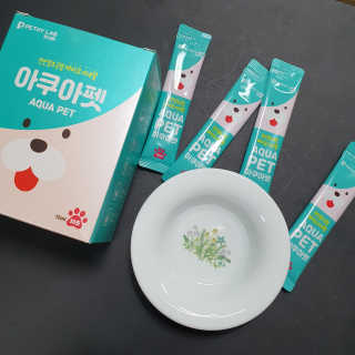 펫시랩 반려견용 액상 프리바이오틱스 아쿠아펫 — 5점을 준 리뷰어가 2020년 11월 올린 사용 사진