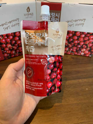 자연에온 몽모랑시 타트체리 착즙 100mL 10개입 2BOX — 5점을 준 리뷰어가 2020년 10월 올린 사용 사진