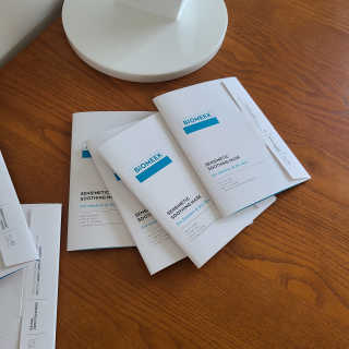 바이오믹 BIOMEEK SENSIMETIC SOOTHING MASK.S — 4점을 준 리뷰어가 2020년 7월 올린 사용 사진