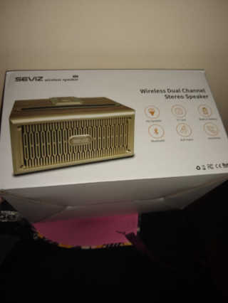 SEVIZ GOLD20W 레트로 블루투스 스피커 — 4점을 준 리뷰어가 2020년 5월 올린 사용 사진