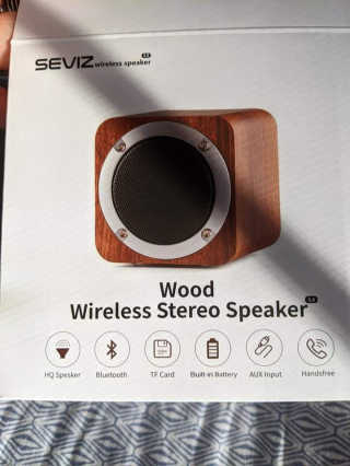 SEVIZ MINI10W 레트로 블루투스 스피커 — 4.5점을 준 리뷰어가 2020년 6월 올린 사용 사진