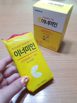 이너미인 VITAMIN-C 700 — 5점을 준 리뷰어가 2020년 8월 올린 사용 사진
