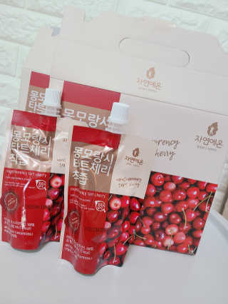 자연에온 몽모랑시 타트체리 착즙 100mL 10개입 2BOX — 5점을 준 리뷰어가 2020년 11월 올린 사용 사진