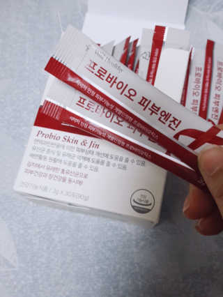 삼진제약 위시헬씨 [삼진제약] 위시헬씨 프로바이오 피부엔진 — 4점을 준 리뷰어가 2020년 12월 올린 사용 사진