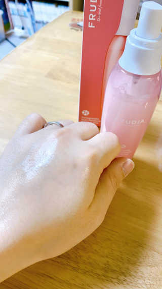 [후르디아] 주름 개선 기능성-석류 크림 미스트 — 4점을 준 리뷰어가 2020년 10월 올린 사용 사진