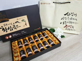 서울약사신협_프리미엄황삼골드_3.75g x 12환+75mgx12병 — 5점을 준 리뷰어가 2020년 9월 올린 사용 사진