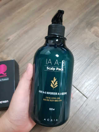 아카이아 이아 A3 헤어스캘프팩 500ml — 5점을 준 리뷰어가 2020년 6월 올린 사용 사진