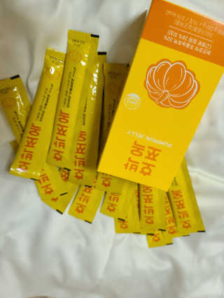 조은약초 국산 늙은 호박즙 호박쪼옥 젤리 20g x 15포 — 5점을 준 리뷰어가 2020년 8월 올린 사용 사진