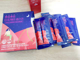 서울약사신협_쁘띠쁘띠타트체리콜라겐_20g x 14포 — 4점을 준 리뷰어가 2020년 11월 올린 사용 사진