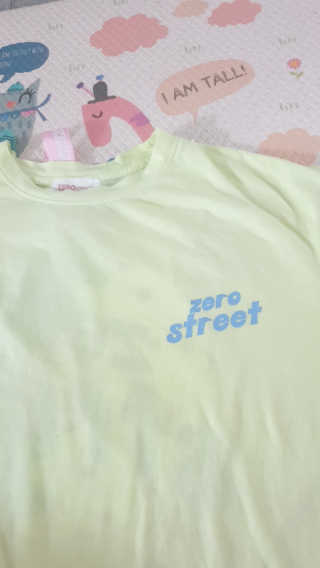제로스트릿 ZERO STREET - BACK DONUT T-SHIRT 7 COLOR — 5점을 준 리뷰어가 2020년 7월 올린 사용 사진