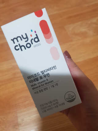 JW중외제약 마이코드 멀티비타민미네랄 포 우먼 — 5점을 준 리뷰어가 2020년 7월 올린 사용 사진