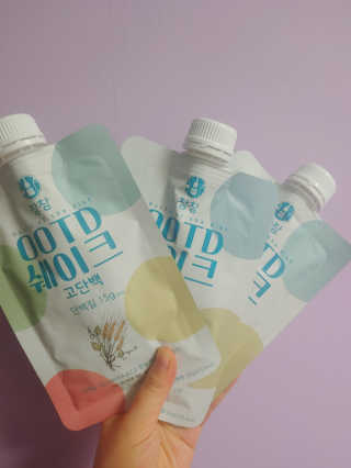 [꾸콤] 참참 OOTD쉐이크 고단백 일주일세트 50g x 5 — 5점을 준 리뷰어가 2020년 10월 올린 사용 사진