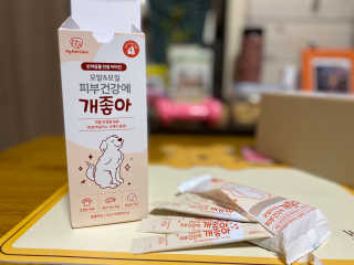 My Pet Care 모발과 모질 피부건강에 개좋아 — 5점을 준 리뷰어가 2020년 12월 올린 사용 사진