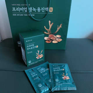 서울약사신협 약사신협_생녹용 진액_70ml x 30포 — 5점을 준 리뷰어가 2020년 9월 올린 사용 사진