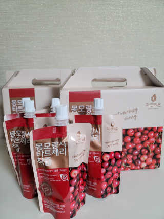 자연에온 몽모랑시 타트체리 착즙 100mL 10개입 2BOX — 4점을 준 리뷰어가 2020년 10월 올린 사용 사진