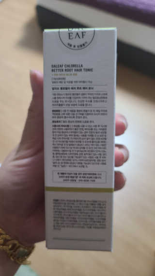 달리프 클로렐라 베러 루트 헤어토닉 100ml — 5점을 준 리뷰어가 2020년 10월 올린 사용 사진