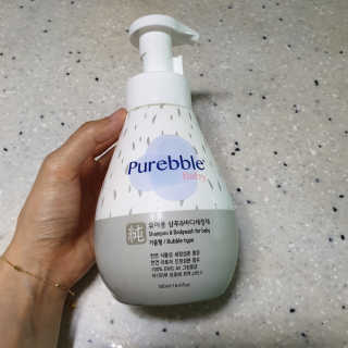 Purebble [퓨어블] 베이비 샴푸/바디워시 500ml — 4점을 준 리뷰어가 2020년 7월 올린 사용 사진