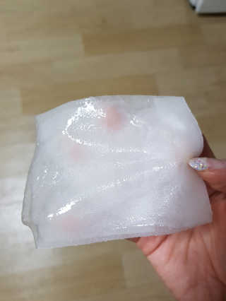 [마더메이드] 브라이트닝 퓨어 진주 마스크 10매입_K — 5점을 준 리뷰어가 2020년 12월 올린 사용 사진