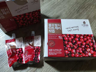 자연에온 몽모랑시 타트체리 착즙 100mL 10개입 2BOX — 5점을 준 리뷰어가 2020년 10월 올린 사용 사진