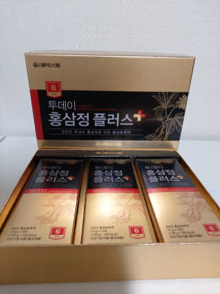 서울약사신협_투데이홍삼정플러스스틱_10g x 30포 — 5점을 준 리뷰어가 2020년 11월 올린 사용 사진