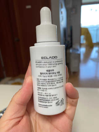 ECLADO 에끌라두 멜라이져 화이트닝 세럼 — 5점을 준 리뷰어가 2020년 10월 올린 사용 사진