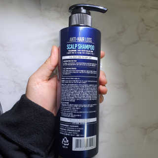 다슈코리아 다슈 데일리 단백질 한방 두피 골드 샴푸 500ml — 5점을 준 리뷰어가 2020년 11월 올린 사용 사진