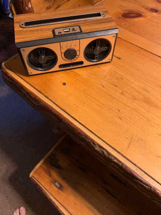 SEVIZ RETRO20W 레트로 블루투스 스피커 — 5점을 준 리뷰어가 2020년 6월 올린 사용 사진