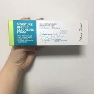 내추럴프렌드 모이스춰 버블 클렌징폼 — 4점을 준 리뷰어가 2020년 10월 올린 사용 사진